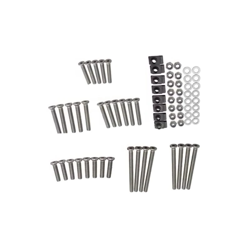 4 Door M8 Stainless Steel Hinge Bolts Door Kit Front Rear For Land Rover Defender 110