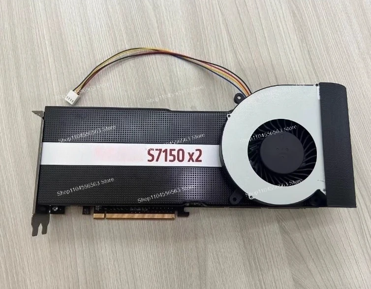 Dual GPU Professional Graphics Card Model s7150 X2 with SR-IOV Virtualization for Data Center & Cloud Computing