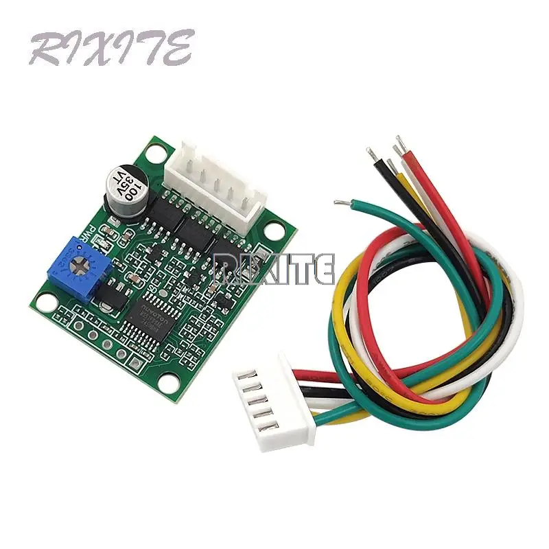 DC6-20V Motor Drive Controller BLDC DC Three-phase Brushless Hall Motor Speed Control Board With Cable Support PLC 0-5V