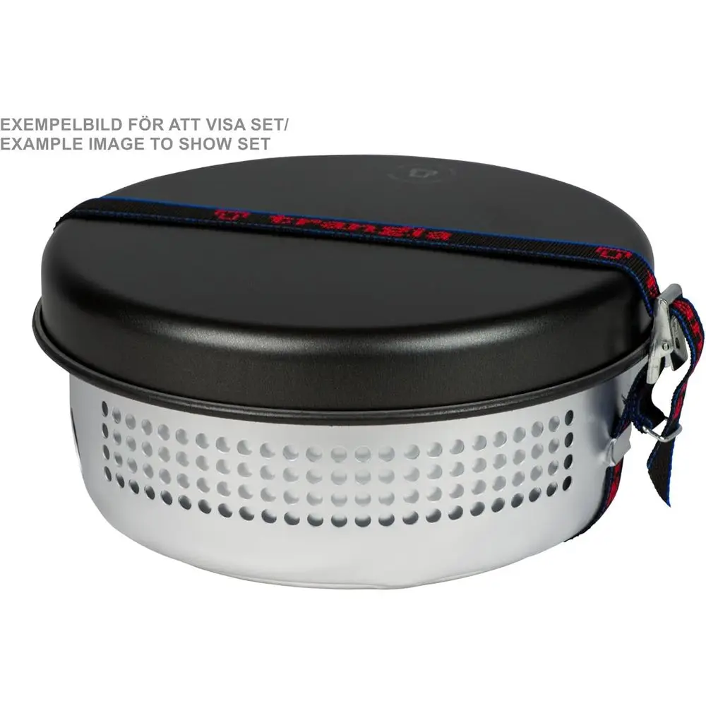 25-23 Duossal 2.0 Campingkocher-Set mit mit gefütterten Pfannen aus Edelstahl