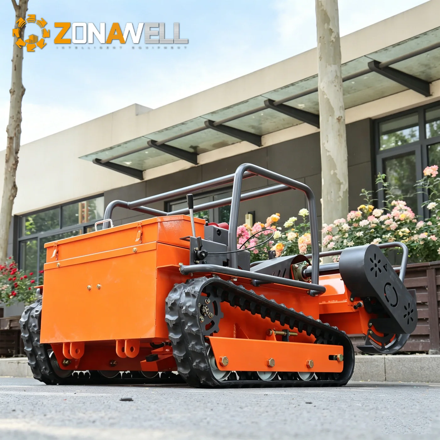 

ZNW‑1000Y Heavy Duty Diesel Remote Controlled Lawn Mower 1000mm Cutting Width High Power Industrial Wireless Chain All‑Terrain