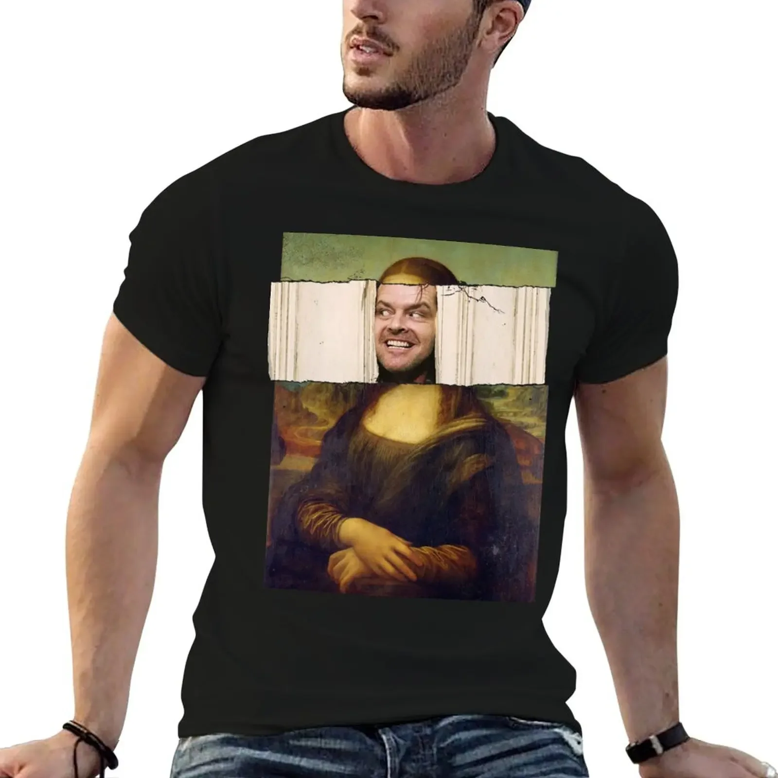 La Jackonda Mona Nicho T-Shirt oversized customs design your own graphic t shirts sweat shirts, men