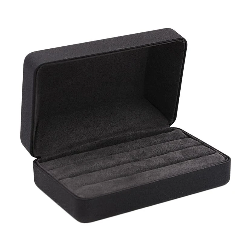 

127C Stylish Rings Keeper Box for Convenient Storage Solution Portable for Jewelry Collectors and Frequent Travelers