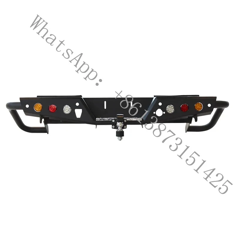 

Suitable Heavy Duty Steel Rear Bumper 4x4 Pickup Truck, Compatible with Hilux, Vigo, Ranger, Tacoma, Navara