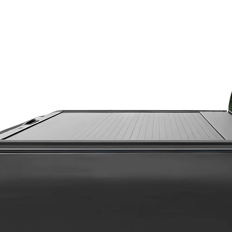 Cost Effective Black Aluminum Hard Tri-Fold & Roll Up Tonneau Cover For Pickup Truck Bed