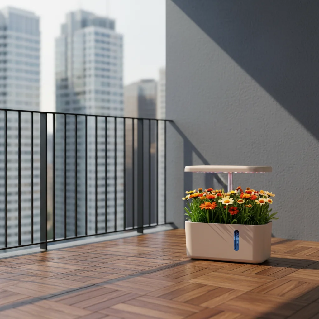 Brand IGS-39 Home Smart Garden Indoor Hydroponic Planter with LED Grow Light Modern Design Electronic Control