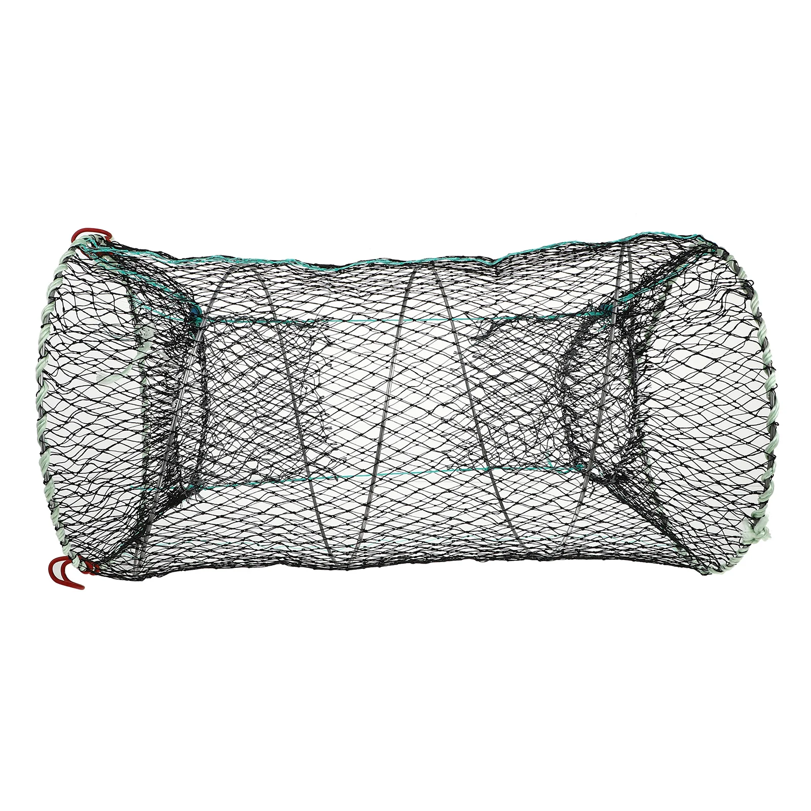 Foldable Bait Cast Fishing Landing Net Portable Fishnets Lures Mesh Trap Small Cage