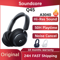Original Soundcore Space Q45 Adaptive Noise Cancelling Headphones Ultra Long 50H Playtime App Control Hi-Res Sound Bluetooth 5.3
