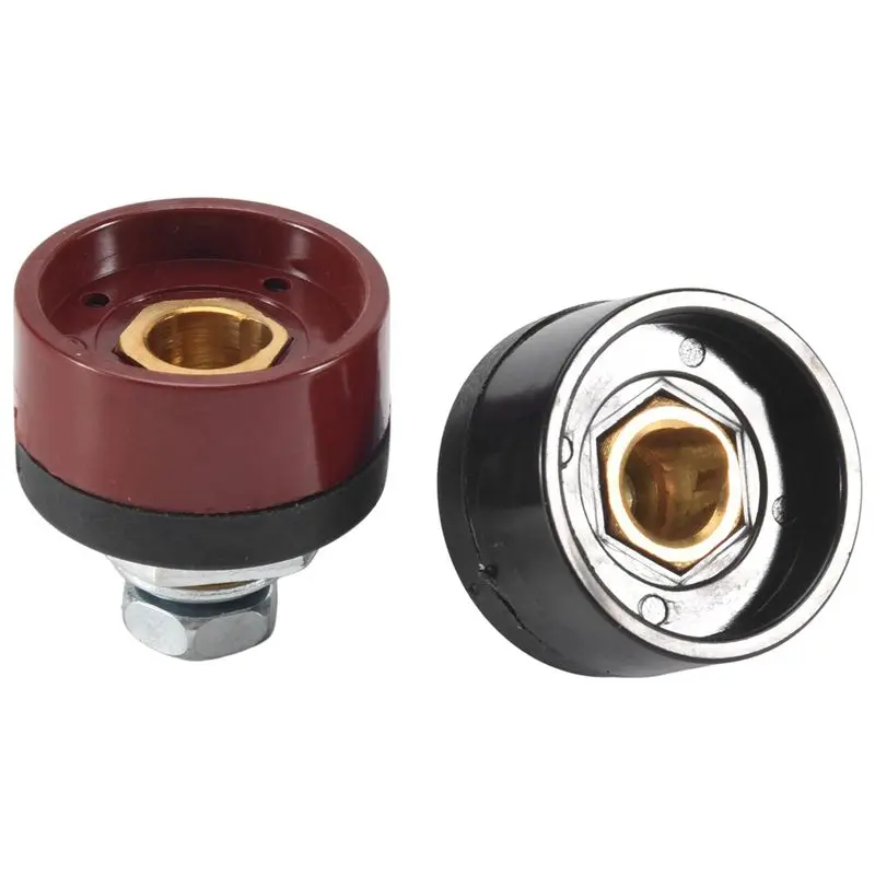DT39 8Pcs TIG Welding Cable Panel Connector Socket Set DKJ10-25 & DKZ10-25 Dinse Style Quick Fitting