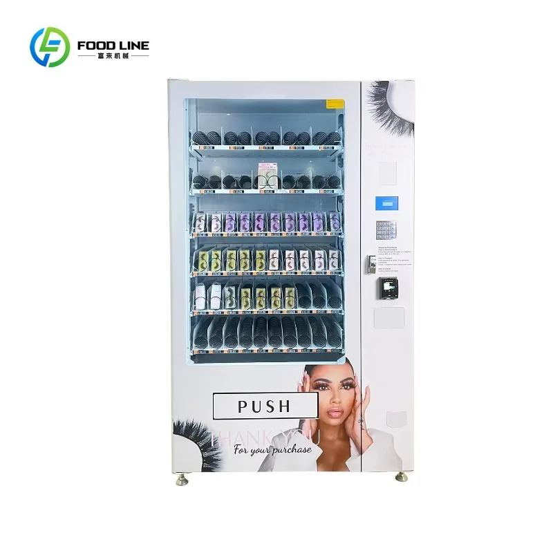 

Beautiful New Design Cosmetic Vending Machine for Sale False Eyelashes and Lipstick