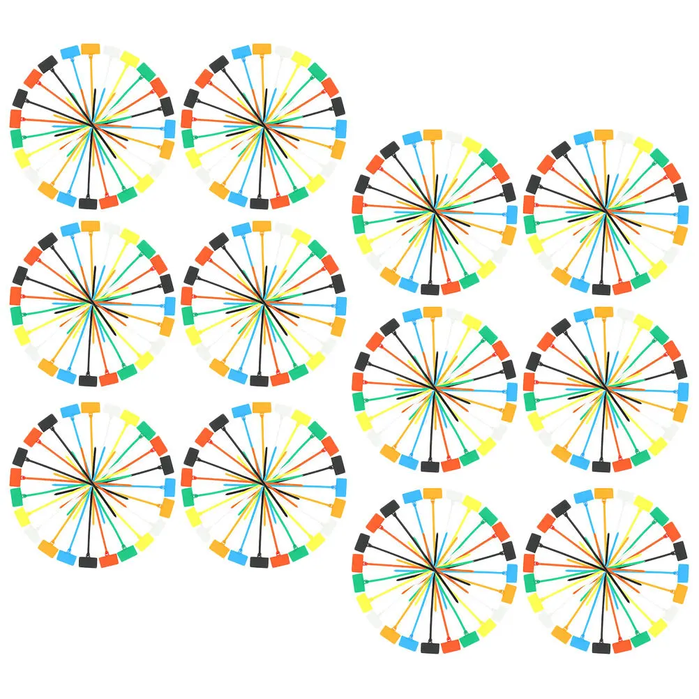 

500 шт., нейлоновые самоблокирующиеся стяжки на молнии для подарочных пакетов, пакетов для конфет, фиксация проволоки, крепление для садовых растений, переплетные стяжки, многоразовые поворотные стяжки