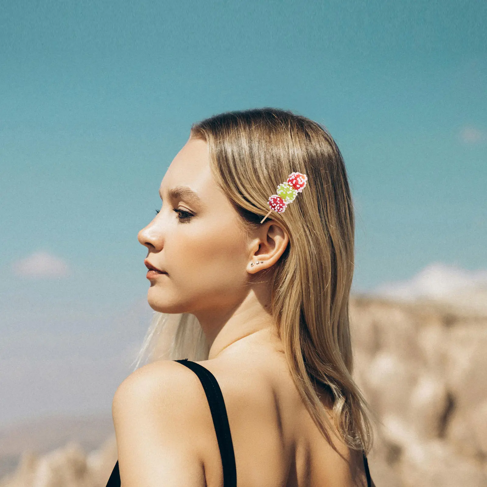 

Мини-заколки для волос в виде еды: реалистичные, креативные, в стиле десертов, милые аксессуары для женщин и девочек