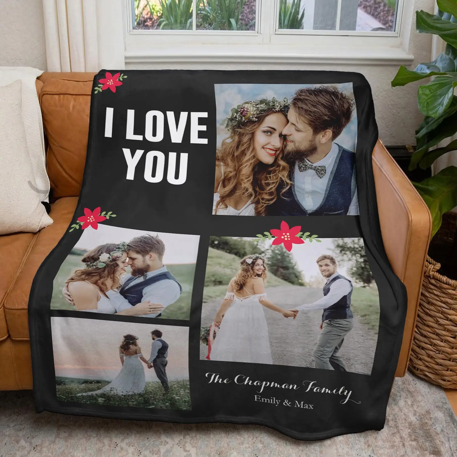 Custom Blankets with Photo, Personalized Blanket Using My Own Photo, Customized Blankets with Pictur #6