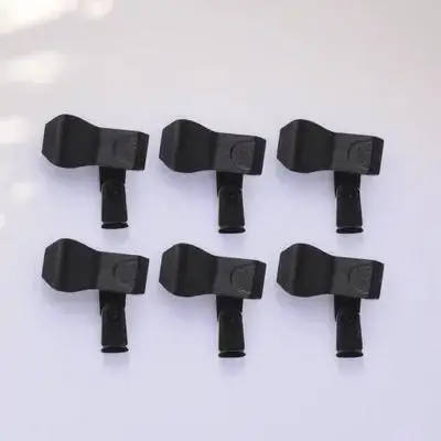

6 Pcs Microphone Clip Holder Support Adjustable Holders Plastic Universal Clips