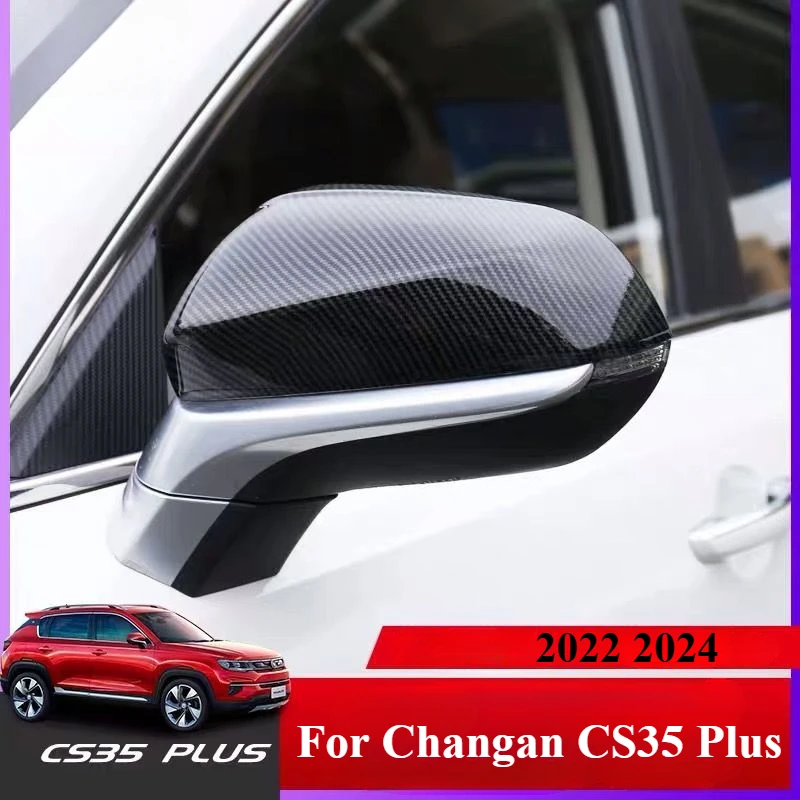 

2pcs for Changan CS35 Plus Turbo 2022 2024 Rear View Mirror Protective Cover Cs35plus 2023