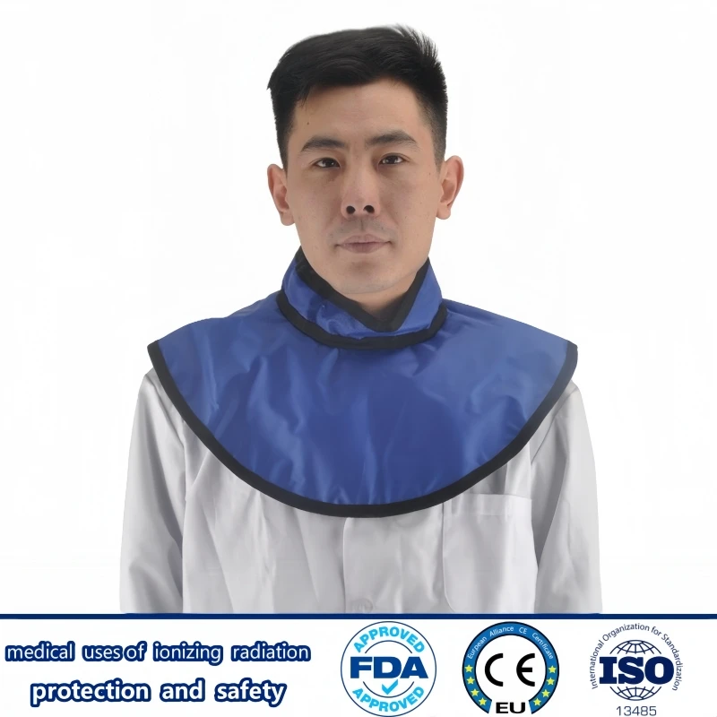 X-ray gamma ray protective 0.35mmpb/0.5mmpb lead collar radioactive factory nuclear radiation protection thyroid collar