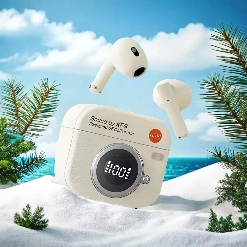 

Q86 Wireless Headphones Bluetooth 5.4 Earphones Sport Earbuds Headset With Mic LED Display Charging Box Headphone For Smartphone