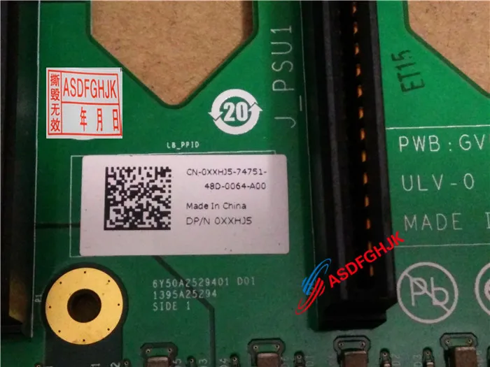 Original for DELL PowerEdge R920 Power Distribution Board 0xxhj5 Cn-0xxhj5  XXHJ5 fully tested