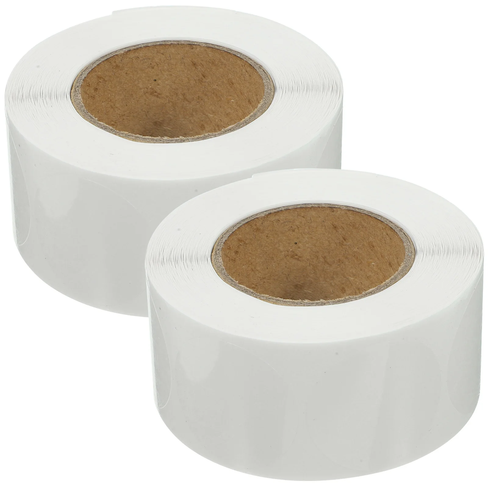 2 لفات من الملصقات الشفافة ونقاط لاصقة شفافة لعلامات الهدايا وملصقات الجرار والزجاجات والمغلفات وأختام حزمة البيع بالتجزئة #2