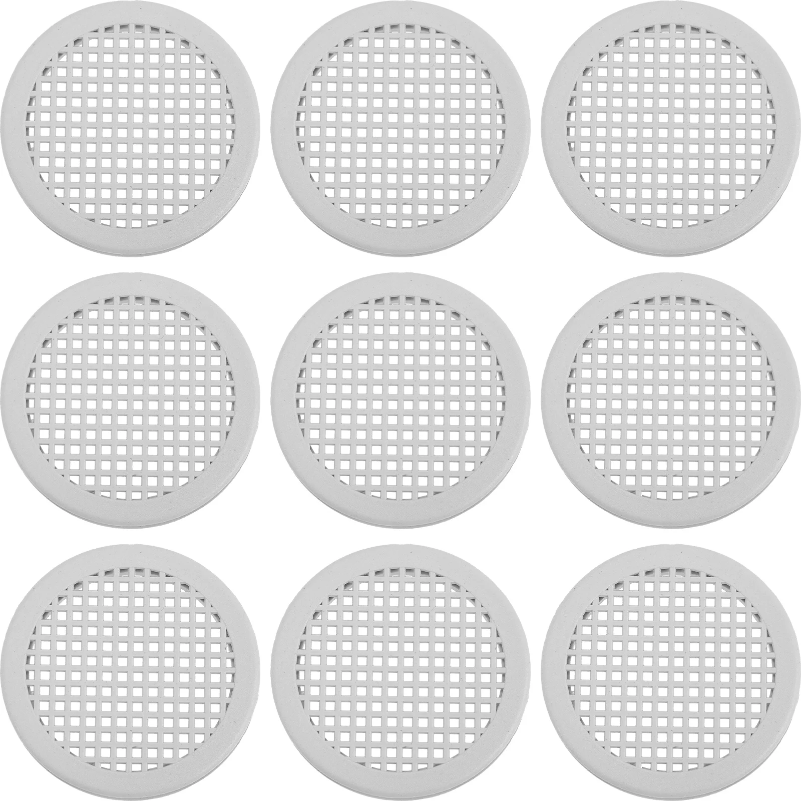 15 Pcs Cabinet Air Mesh Grill Cover Soffit Vent Screen Louvers Replacement Wardrobe