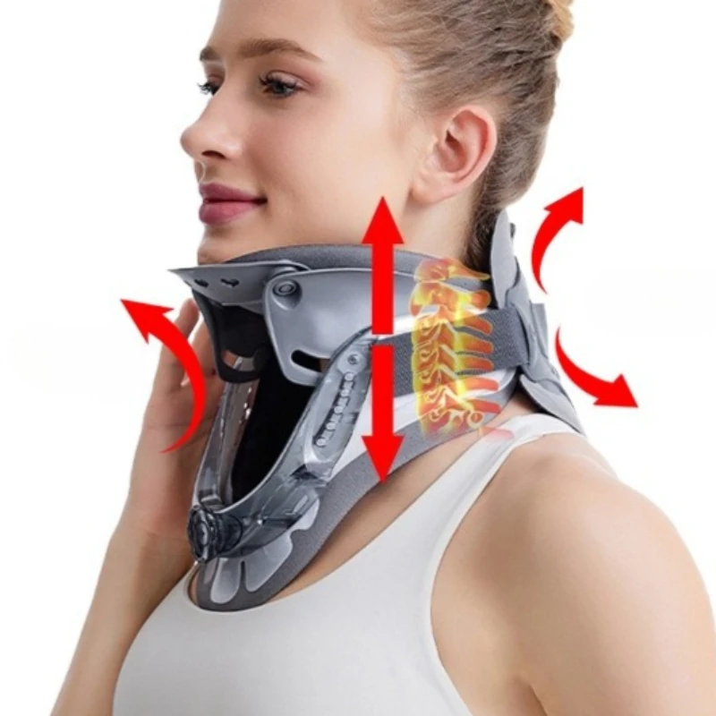 Adjustable Neck Brace Cervical Spondylosis Traction Neck Brace Adult Head-down Brace Postoperative Rehabilitation Neck Fixation