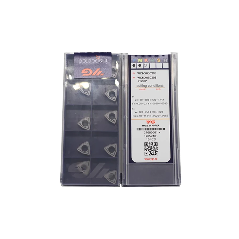 

Поворотная вставка YG -1, 100% оригинал WCMX WCMX30208 WCMX040208 WCMX050308 WCMX06T308 WCMX080412 YG602