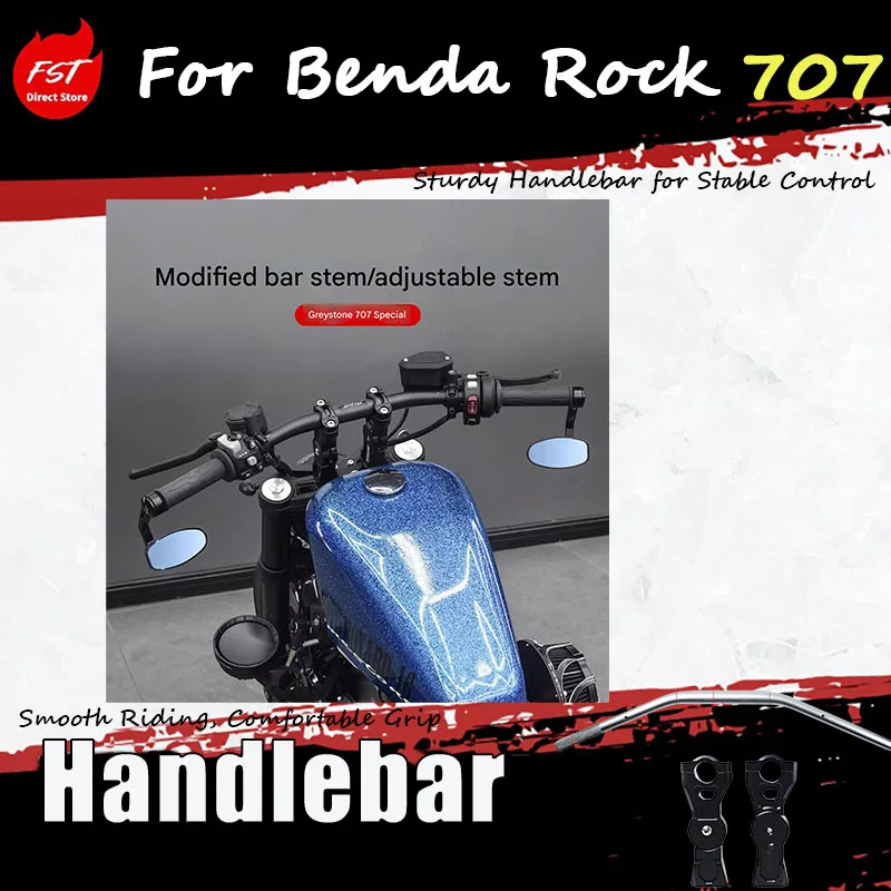 

For the Benda Rock 707 modified vehicle, the U-shaped aluminum handlebar adjustable stand accessory is used.