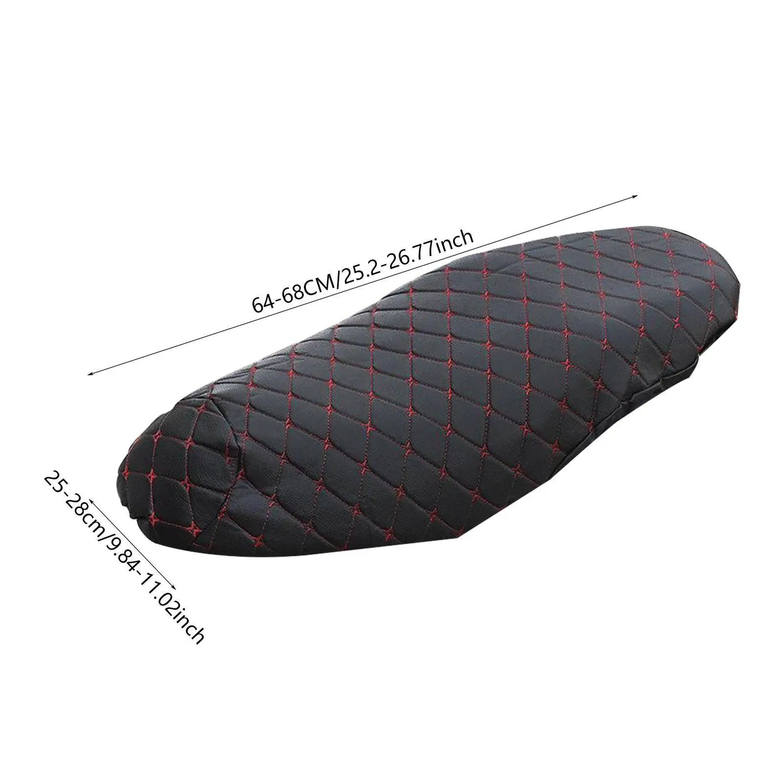 

Wear Resistant PU Leather Motorcycle Seat Cover Breathable Anti Slip Cushion Protector for Bending Beam Scooter