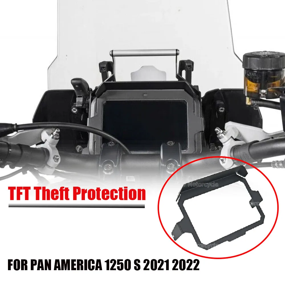 

FOR PAN AMERICA 1250 S PA1250 S 2021 Motorcycle Meter Frame Cover TFT Theft Protection Screen Protector Instrument Visor Guard