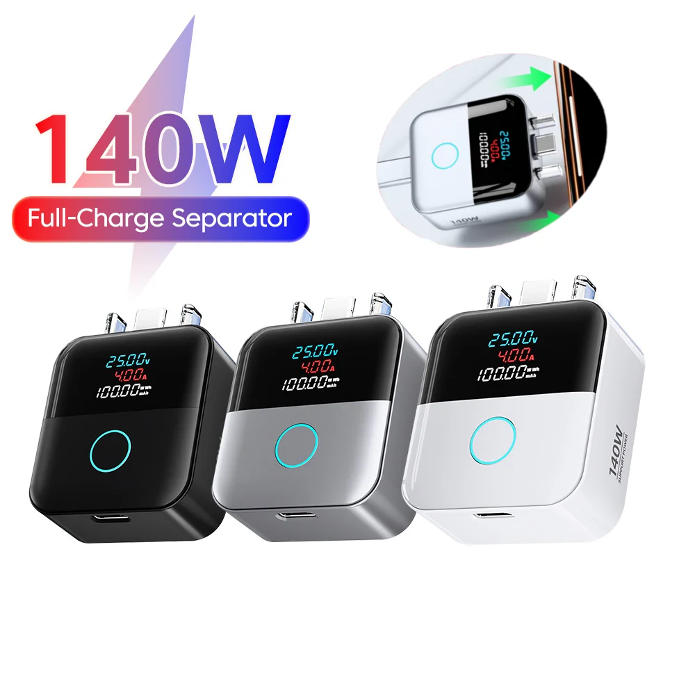 adaptador-de-carregamento-rapido-pd-de-140w-com-desconexao-automatica-divisor-de-carga-tipo-c-inteligente-com-display-digital