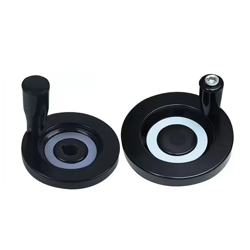 for Bakelite Black Back Corrugated Handwheel with Rotating Handle Solid Handwheel  Lathe Machine Tool Accessories