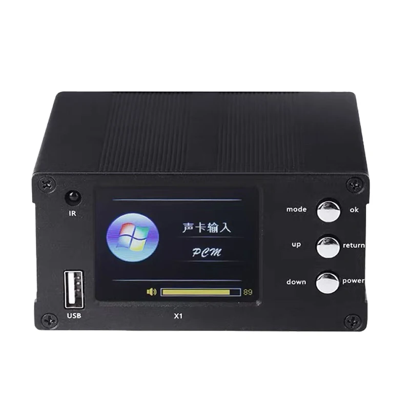

Dual ES9038Q2M DAC HIFI Lossless Digital Audio Player DSD256 Bluetooth 5.1 QCC5125 Lossless Turntable 2TB HDD Read and Play