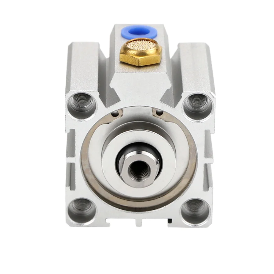 SSA Series Single Acting Spring Return Air Cylinder SSA20/25/32 5-30mm Stroke Compact Mini Pneumatic Cylinder