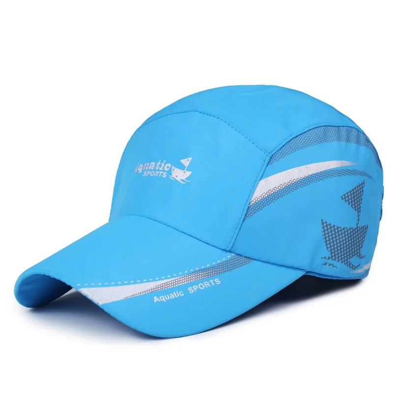 New Arrival Men Women Quick Dry Baseball Cap Ultra Thin Breathable Waterproof UV Protection Summer Outdoor Sports Sun Visor Hat