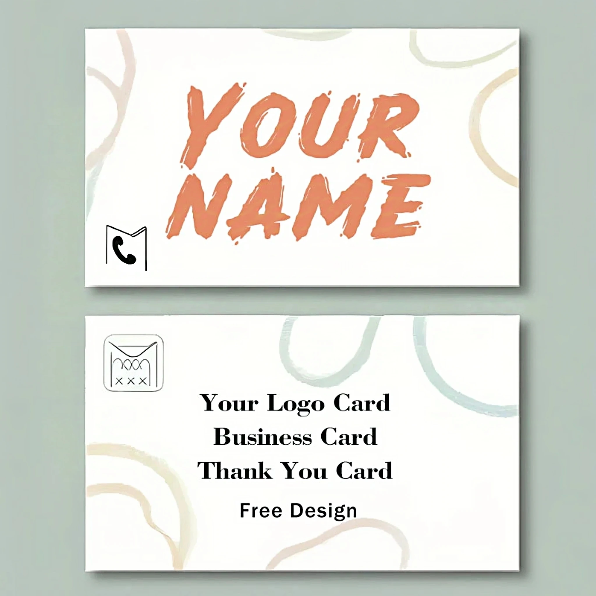 

Customizable Business Cards & Thank You Cards Personalized Wedding Festival Postcards - Free Design Service