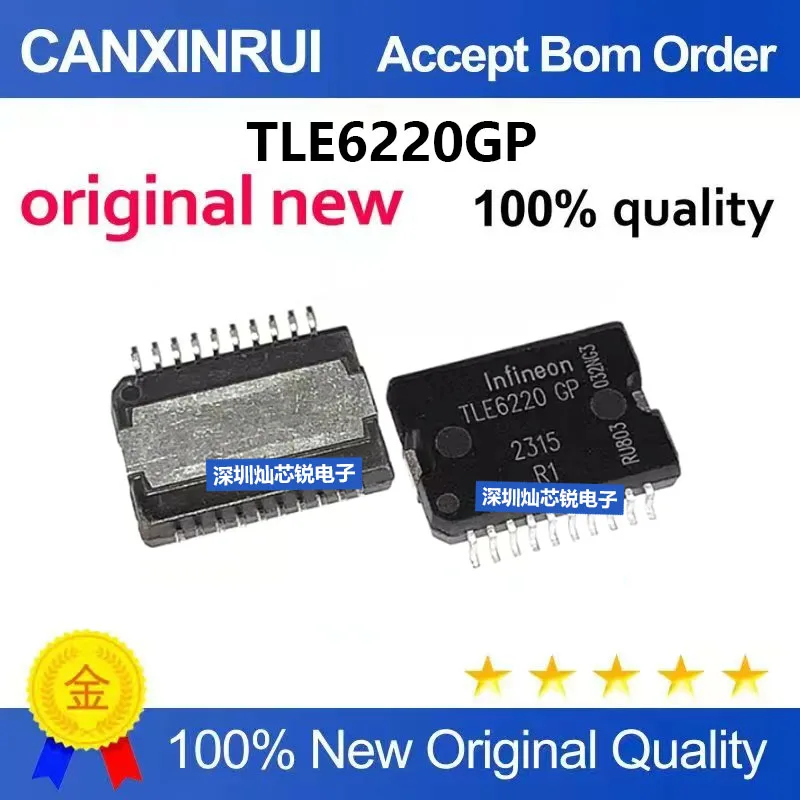 (5-100 pièces) flambant neuf original TLE6220 TLE6220GP SMD HSOP20 carte d'ordinateur automobile puce intégrée vulnérable