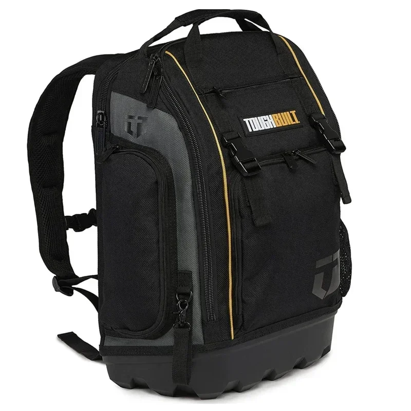 Imagem -03 - Toughbuilt Tb66c Ferramenta de Fundo Duro Mochila Resistente ao Desgaste à Prova Impermeável Água Eletricista Manutenção Organizador Mochila Resistente Bolsa Construído