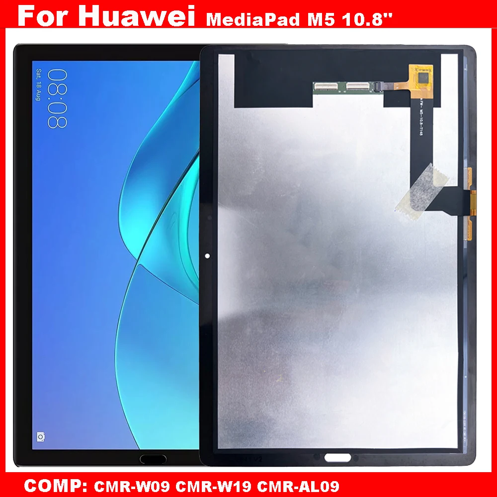 

LCD Display For Huawei MediaPad M5 10.8" CMR-W09 CMR-W19 CMR-AL09 Touch Screen Digitizer Glass Assembly Repair