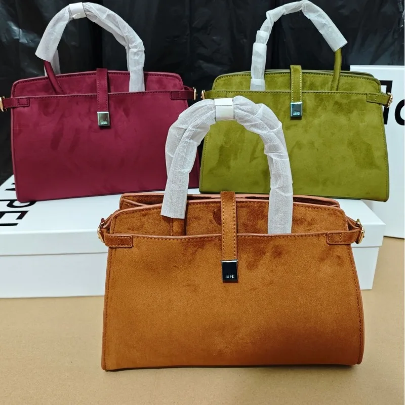 حقيبة يد/حقيبة يد من جلد الغزال الصناعي من JW PEI، حقيبة كروس نسائية متعددة الاستخدامات، مناسبة للتنقل، سعة كبيرة.