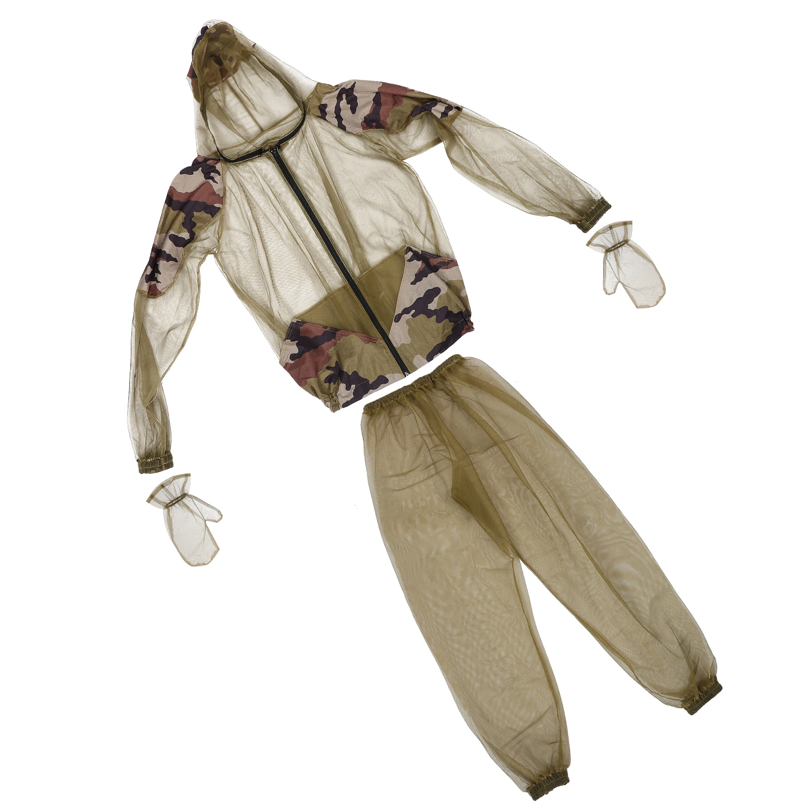 

Mosquito Suit Mesh Hooded Suits Protective Fishing Clothes Netting Bug Proof Outdoor Hiking Hunting Camping Explorer