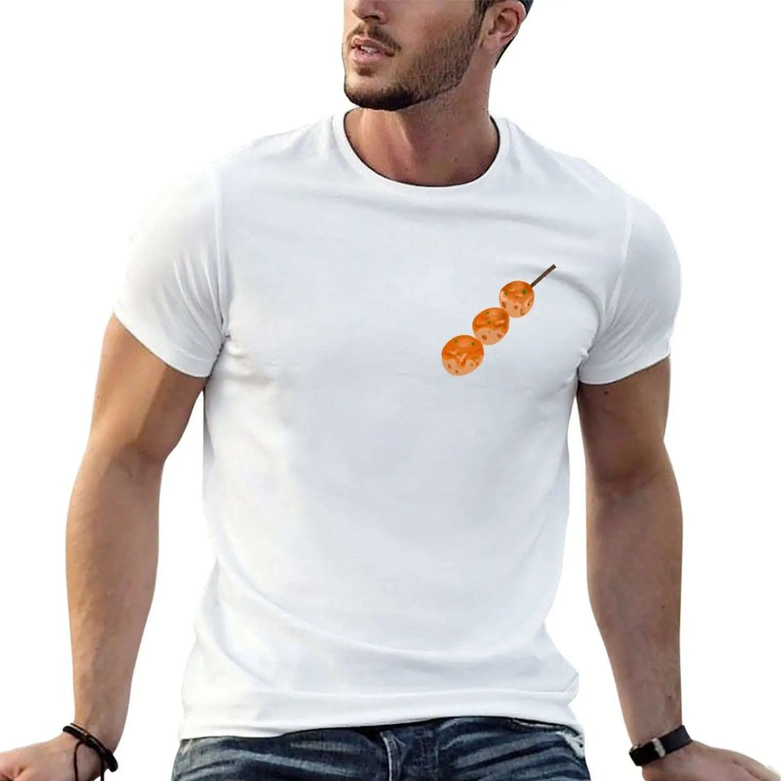 T-shirt Mesmerizing Meatballs, t-shirt décontracté pour les vacances d'été