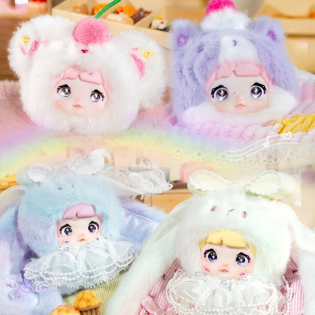 

Новый Nommi Mi Bao V2 Baby Sweetheart Bunny Series слепая коробка Kawaii виниловые куклы аниме фигурки Mystery Box кулон брелок