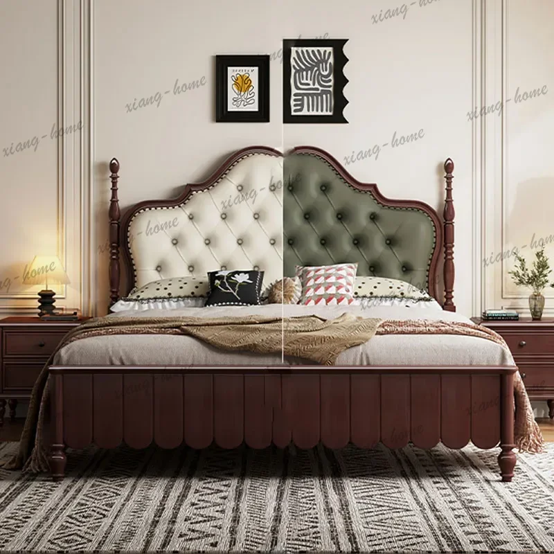 Girls Wooden Bed Bedroom Mobile Children Princess Luxury Sleeping Modern Bed Design Letto