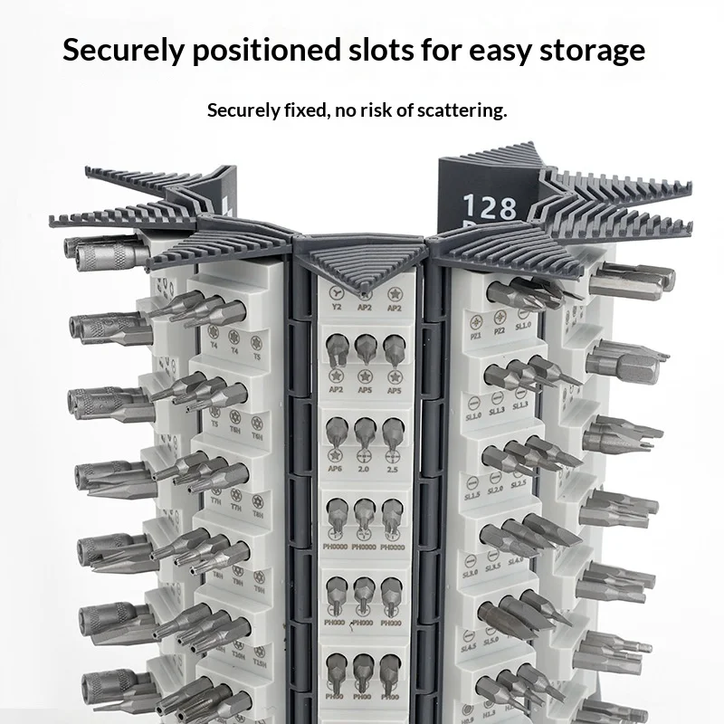 

128 in 1 Complete Screwdrivers Kit Tool Box Set With 125 Bits Professional Magnetic Mini Precision for Phones Repair Laptops Pc
