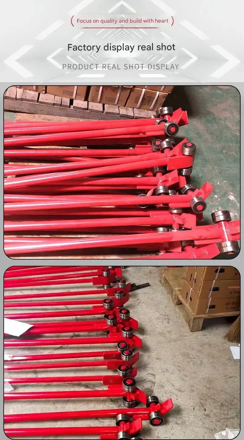 2025 رائجة البيع عالية الجودة 5 T أنابيب الصلب نمط رفع والتعامل مع مزدوجة تحمل الأسطوانة المخل اليد حدق أداة رفع الأثقال Cro