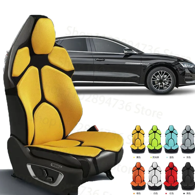 

FOR BYD e9 Cushion Car Seat Chair Back Mesh Lumbar Back Brace Massage Back Pad Support Home Office