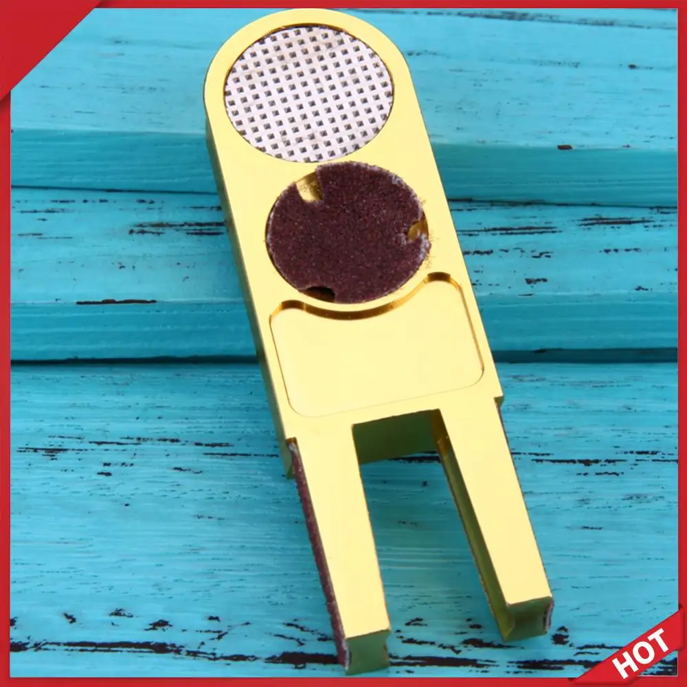 

U Shaped Cue Tip Trimmer Multi-Function Billiards Pool Cue Tip Shaper Tool Metal Cue Tip Sander for Billiard Sports