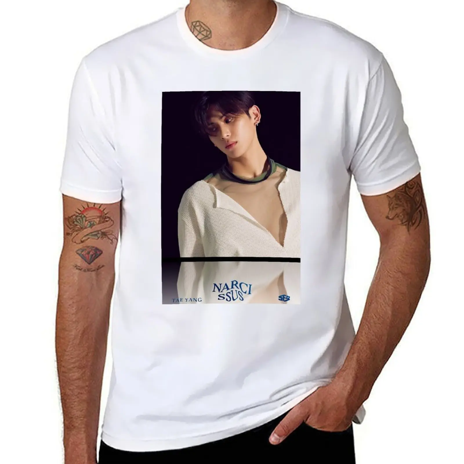 

SF9 NARCISSUS TAEYANG T-Shirt anime tshirt t shirts with prints T-Shirt
