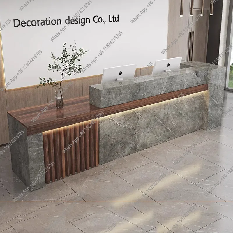 

S Long Organizers Reception Desks Modern Shop Beauty Bar Luxury Hotel Restaurant Reception Desks Display Bureau Lounge Furniture