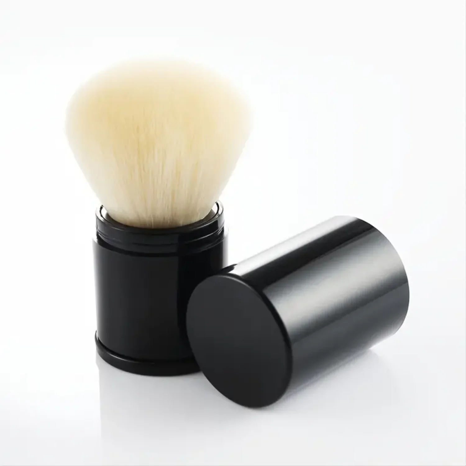 Retractable Powder Foundation Blush Bronzer Face Blender Makeup Brushes - Premium Quality and Portable Design!